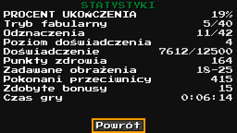 Wyświetlanie statystyk po spełnieniu warunku w aktualizacji "Surrounded" w wersji 2.3 Wyświetlanie statystyk po spełnieniu warunku w aktualizacji "Surrounded" w wersji 2.3