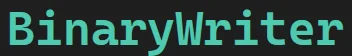 Klasa "BinaryWriter" w języku C#