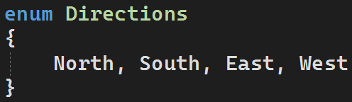 Typ wyliczeniowy "enum" w języku C# Typ wyliczeniowy "enum" w języku C#