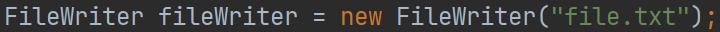 Klasa "FileWriter" w języku Java