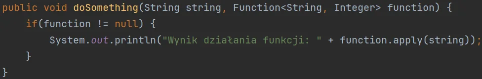 Interfejs funkcyjny "Function" w języku Java Interfejs funkcyjny "Function" w języku Java