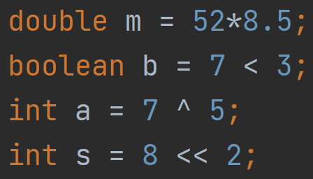 Operatory w języku Java