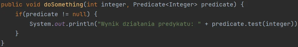 Interfejs funkcyjny "Predicate" w języku Java Interfejs funkcyjny "Predicate" w języku Java