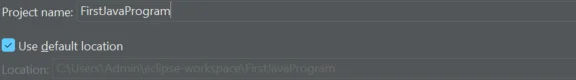 Tworzenie projektu dla pierwszego programu w języku Java w "Eclipse" - część druga Tworzenie projektu dla pierwszego programu w języku Java w "Eclipse" - część druga