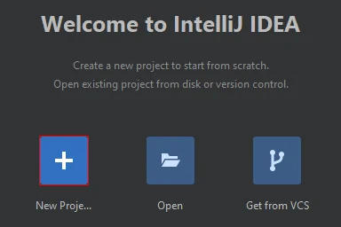 Tworzenie projektu dla pierwszego programu w języku Java w "IntelliJ IDEA" Tworzenie projektu dla pierwszego programu w języku Java w "IntelliJ IDEA"