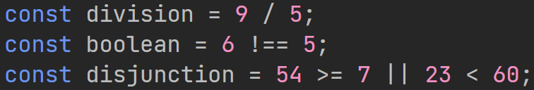 Operatory w języku JavaScript