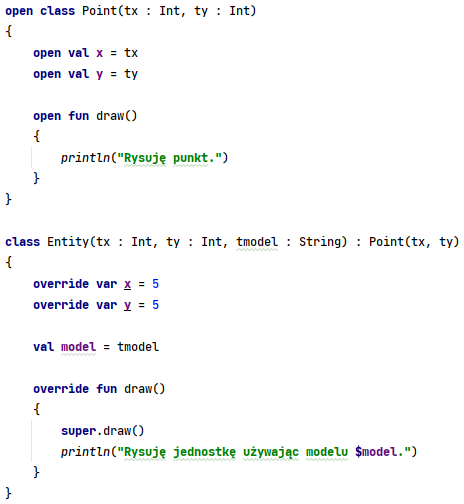 Dziedziczenie w języku Kotlin