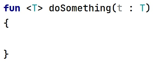 Funkcja sparametryzowana w języku Kotlin