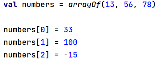 Modyfikacja wartości tablicy w języku Kotlin