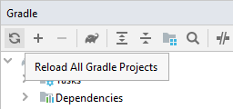 Synchronizacja "Gradle" w "IntelliJIDEA"