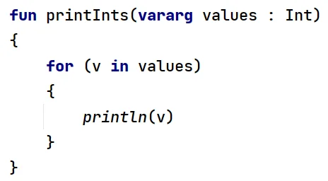 Słowo kluczowe "vararg" w języku Kotlin Słowo kluczowe "vararg" w języku Kotlin