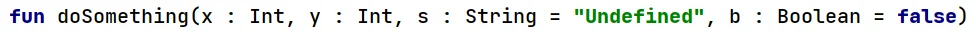 Wartości domyślne w języku Kotlin