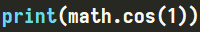 Funkcja "cos" w module "math" w Pythonie