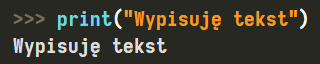 Funkcja "print" w języku Python
