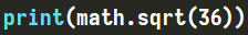 Funkcja "sqrt" w module "math" w Pythonie