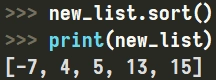 Metoda "sort" klasy "list" w języku Python Metoda "sort" klasy "list" w języku Python