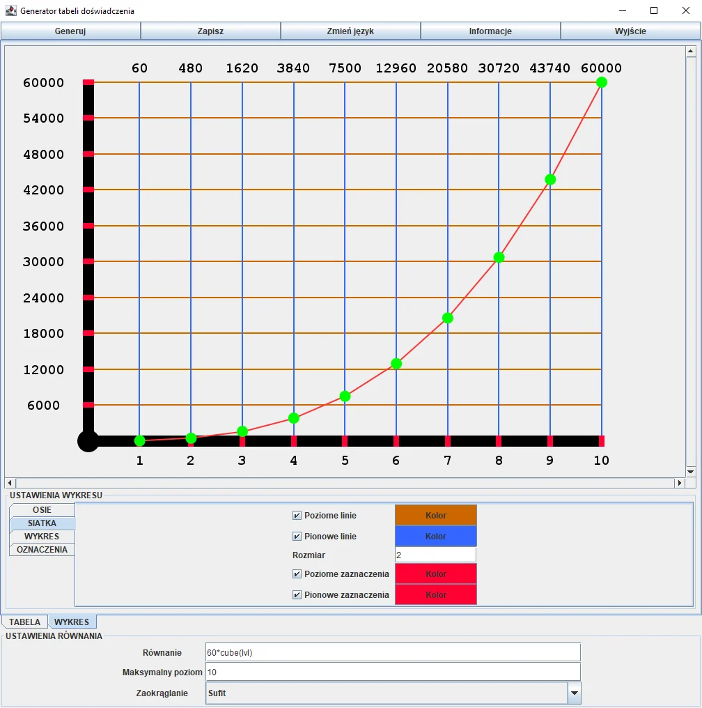 Wygląd programu "Statistic Table Generator" z dnia 24 sierpnia, 2020 roku Wygląd programu "Statistic Table Generator" z dnia 24 sierpnia, 2020 roku