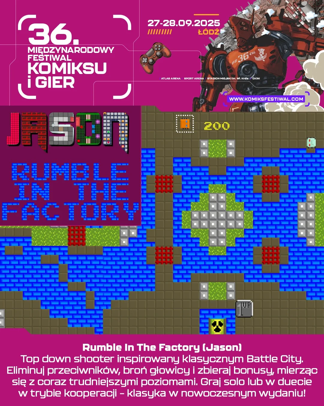 Zapowiedź bycia wystawcą "Rumble In The Factory" na Międzynarodowym Festiwalu Komiksu i Gier w Łodzi Zapowiedź bycia wystawcą "Rumble In The Factory" na Międzynarodowym Festiwalu Komiksu i Gier w Łodzi