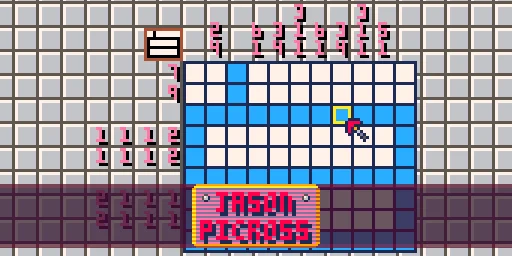 Logo gry "Jason Picross" Logo gry "Jason Picross"