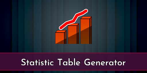 Logo programu "Statistic Table Generator" Logo programu "Statistic Table Generator"